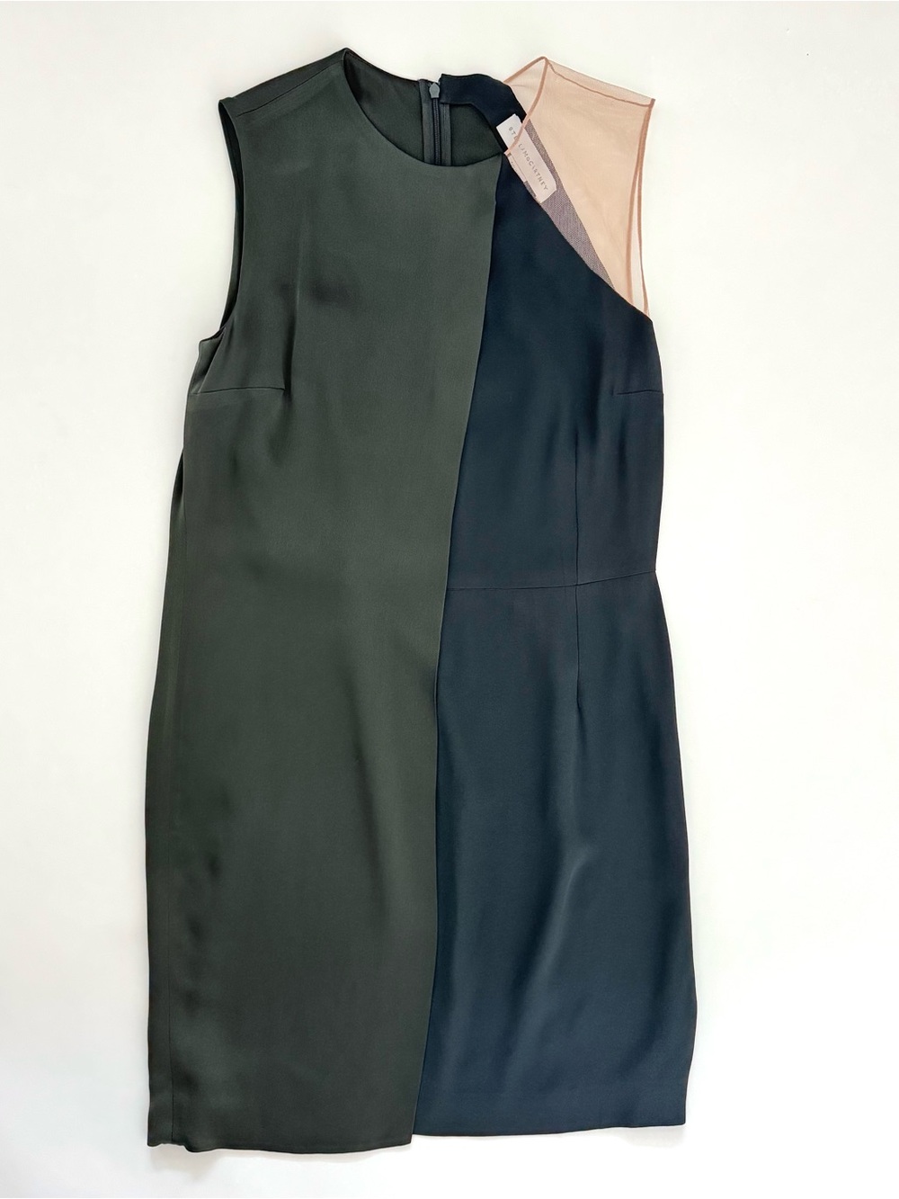 Stella McCartney Asymmetrical Shift Dress - Size 42IT - Made in Italy - Picture 3 of 10